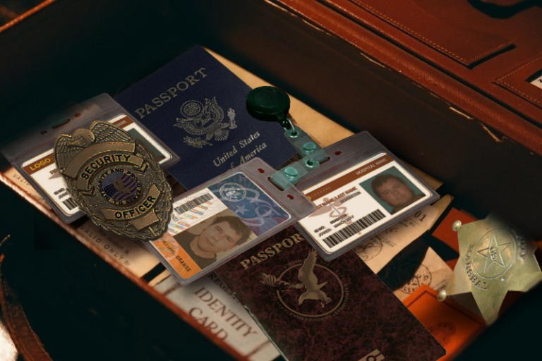 fake security badges