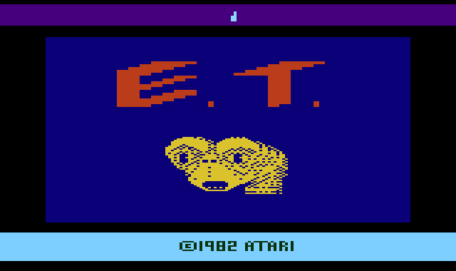 E.T. Atari game
