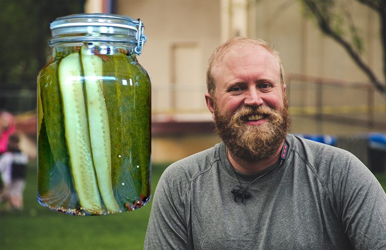 head stuck in this pickle jar