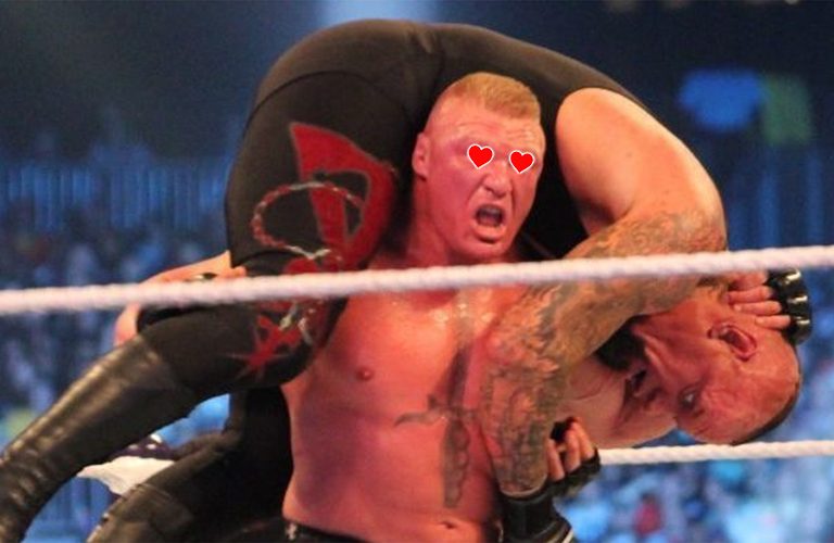 Brock Lesnar fell in love