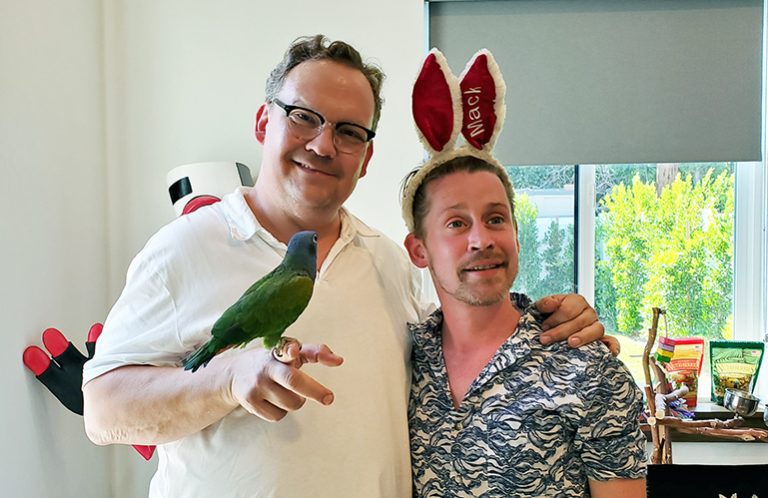 Macaulay Culkin talks to Andy Richter