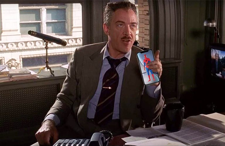 TikTok Footage Of Spider-Man